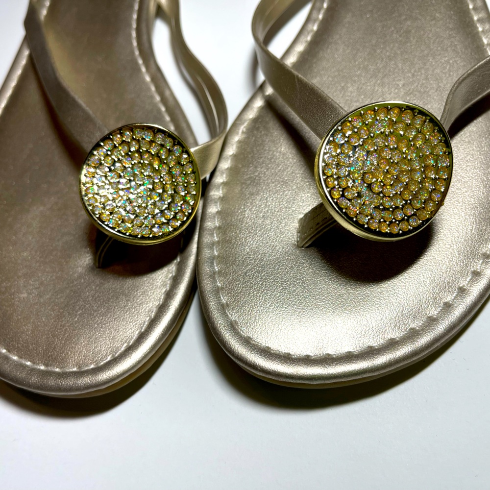 Personal Identity - Gold Sandals - Woman’s Size 9